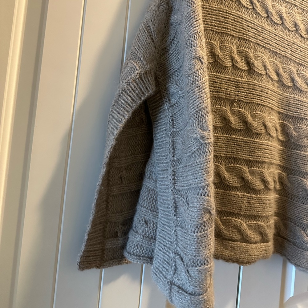 Simply Natural 100% Baby Alpaca Lucia Poncho - Cowl Neck - Picture 6 of 6
